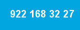 922 168 32 27 922 168 32 27